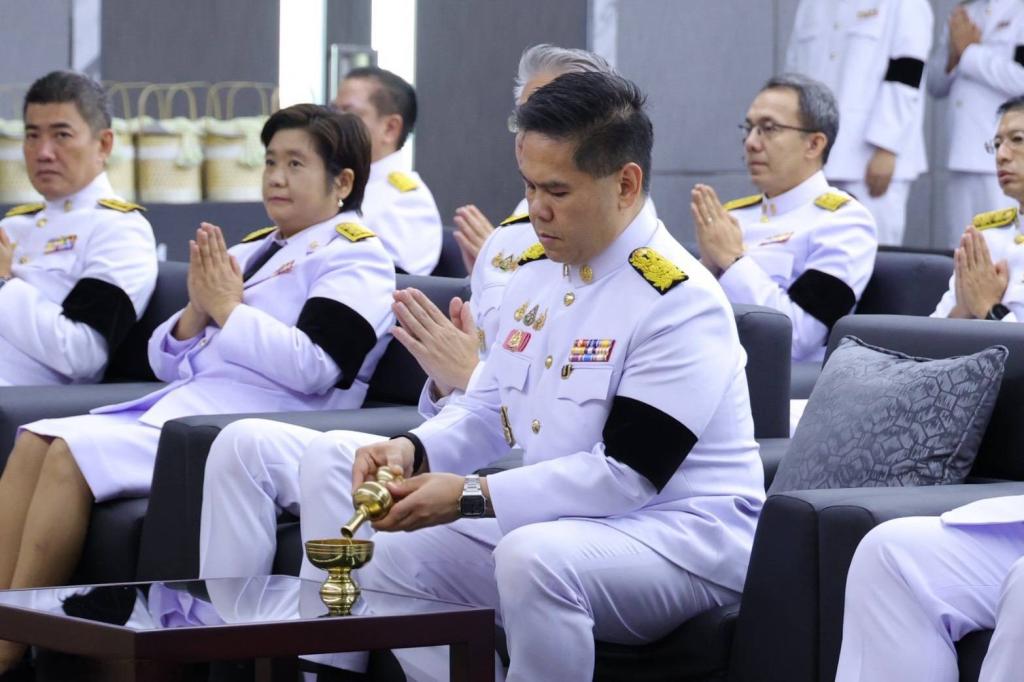 ผอ.กพบ. เข้าร่วมพิธีบำเพ็ญกุศลปัณรสมวาร 15 วัน เพื่ออุทิศถวายเป็นพระกุศลแด่สมเด็จพระเจ้าลูกเธอ เจ้าฟ้าพัชรกิติยาภาฯ