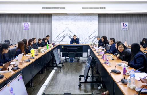 ผอ.กพบ. นำทีมเจ้าหน้าที่เข้าร่วมประชุมขับเคลื่อน ITA โค้งสุดท้าย มุ่งรักษามาตรฐานธรรมาภิบาลดีเยี่ยม (Excellent)